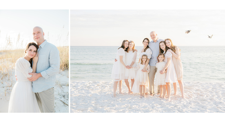 image of shelby county al photographer and family on the beach