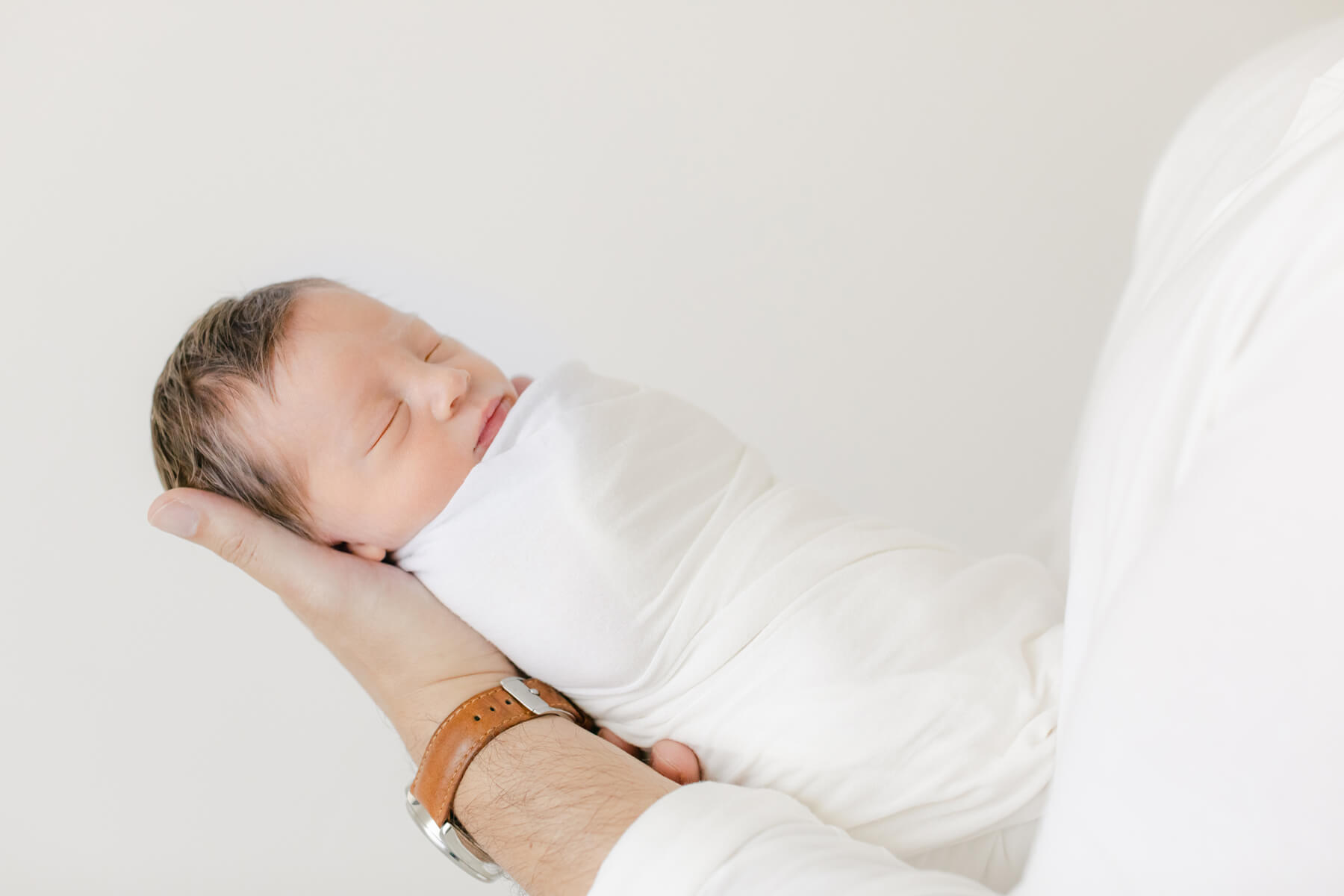 Professional newborn portrait session