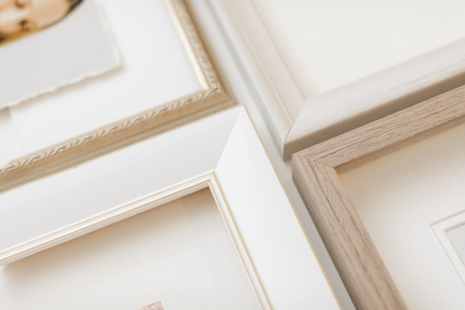frame samples to choose from for your omaha newborn photography session