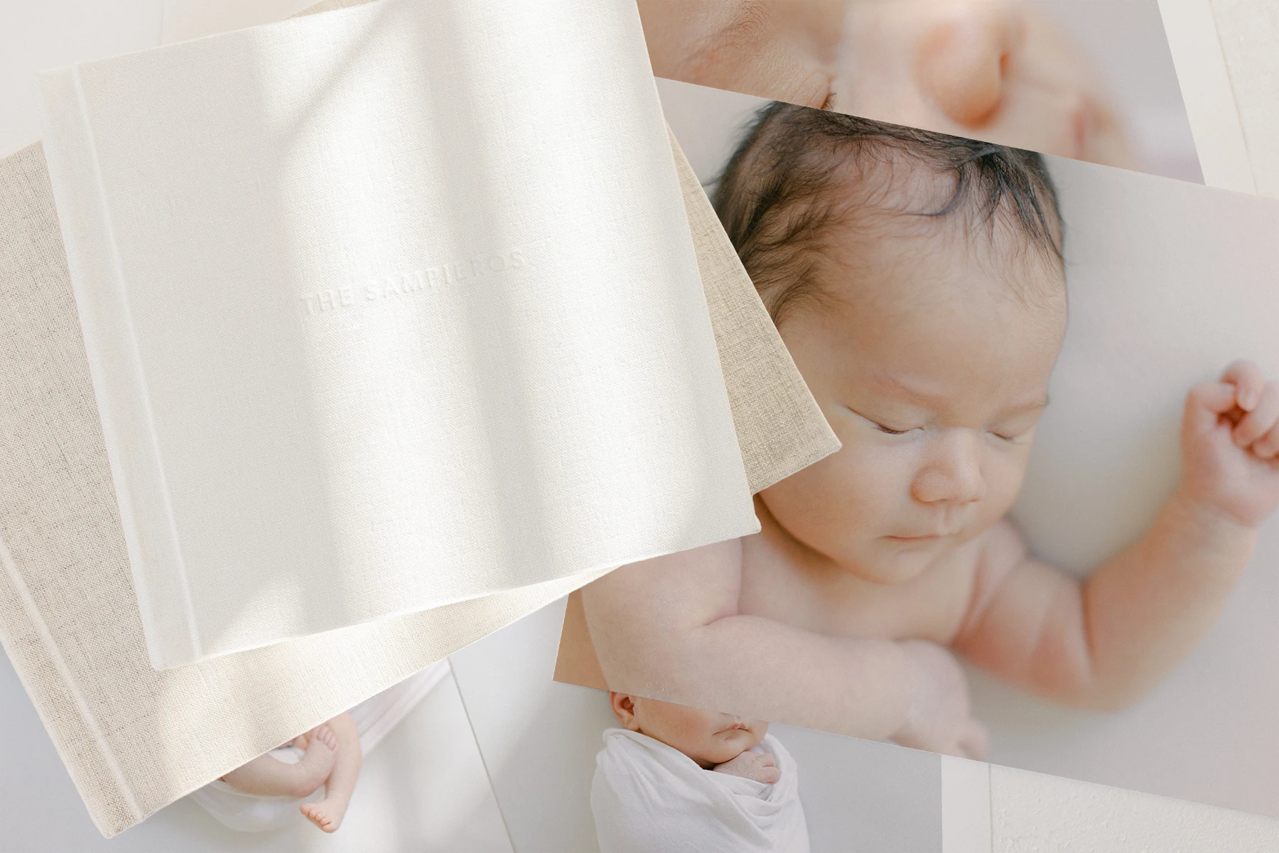 Matted fine art newborn prints on conservation matboard, printed heirloom artwork from an Omaha studio